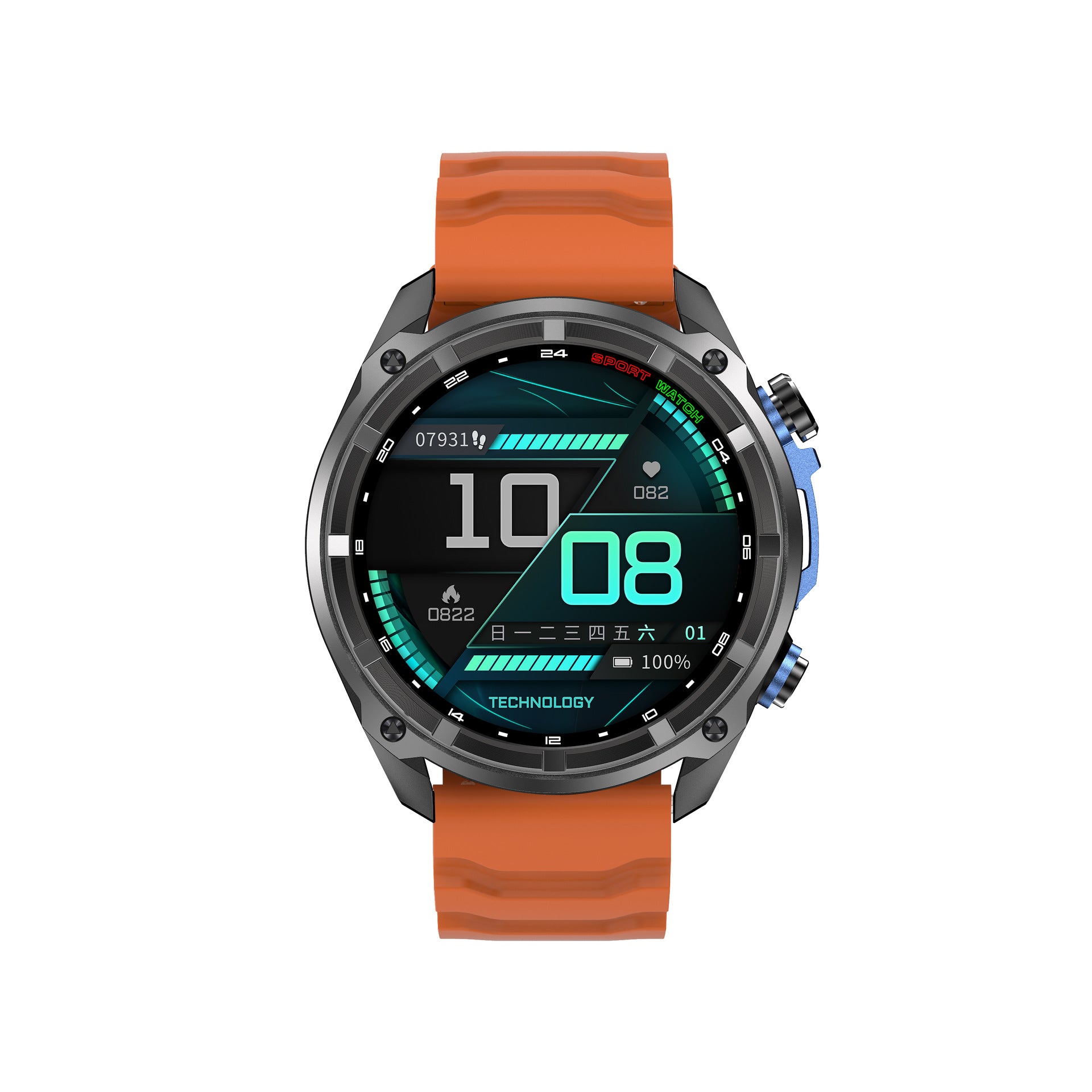 Bluetooth Smart Watch with GPS and Health Monitoring