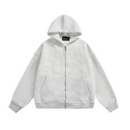 Hooded Cardigan with Back Pocket