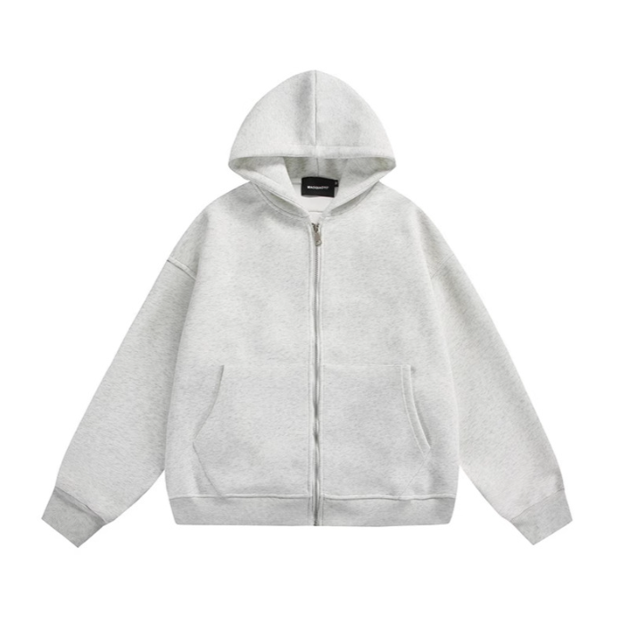 Hooded Cardigan with Back Pocket