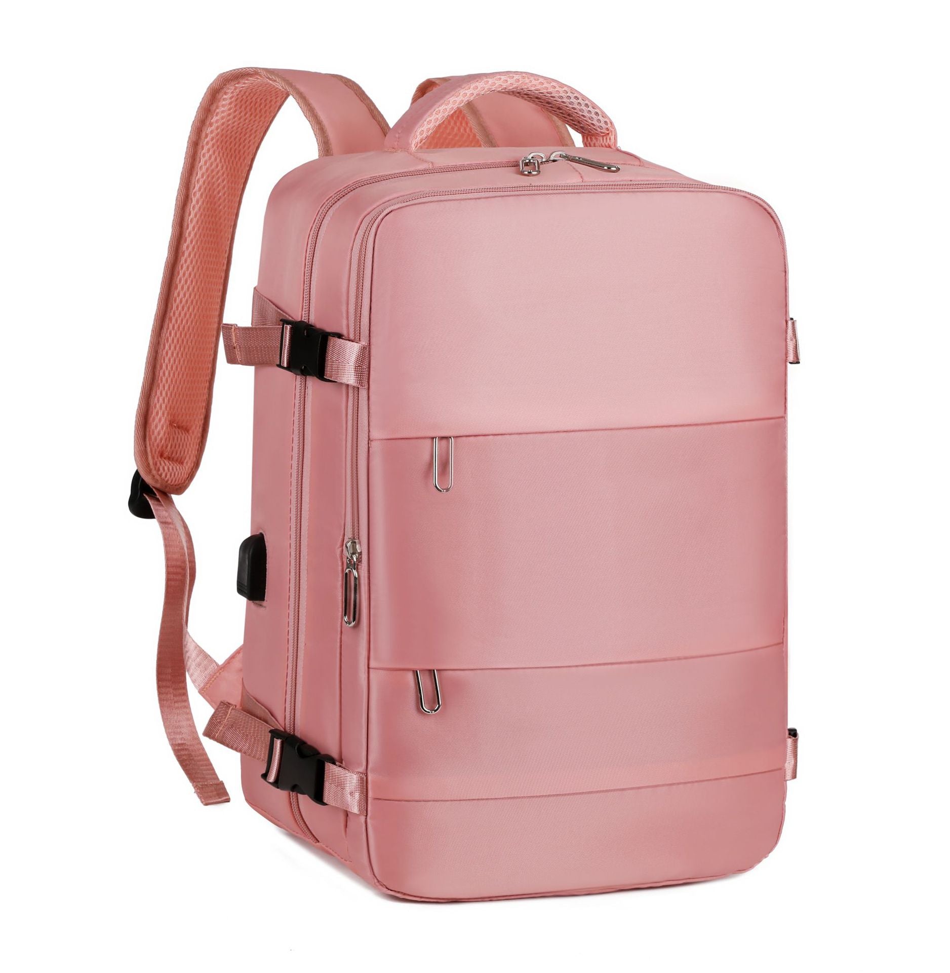 Expandable Travel Backpack with USB Charging