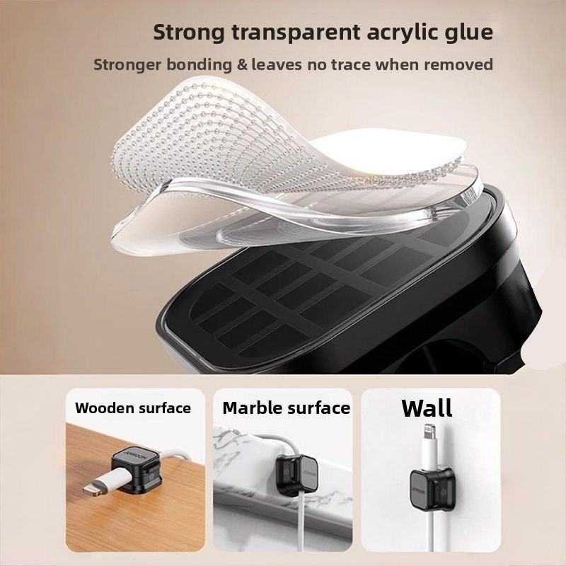 Magnetic Cable Organizer Wall Mount Holder