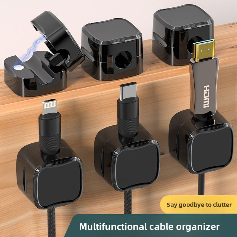Magnetic Cable Organizer Wall Mount Holder