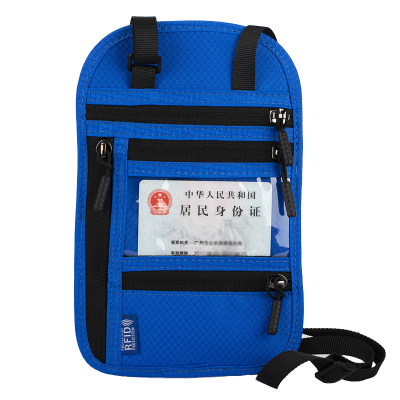 Neck-hanging Anti-theft RFID Passport Holder