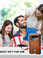 Pop-Up RFID Blocking Carbon Fiber Wallet