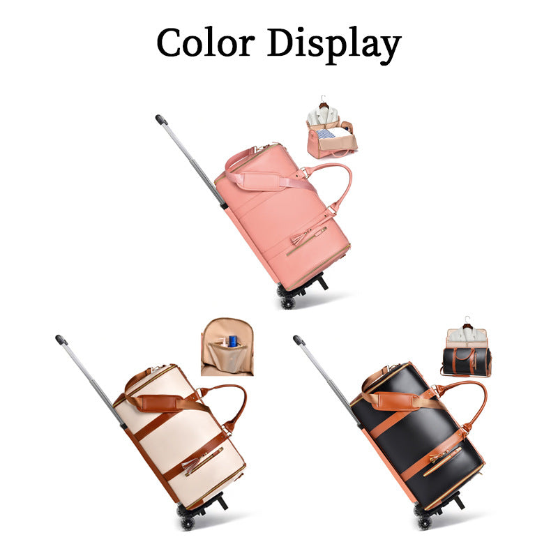 Women's clothing trolley luggage bag