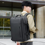 Vacuum Compression Travel Backpack with Password Lock