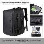 Vacuum Compression Travel Backpack with Password Lock