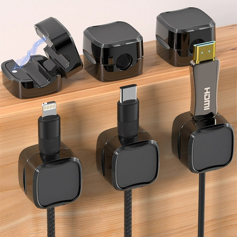 Magnetic Cable Organizer Wall Mount Holder