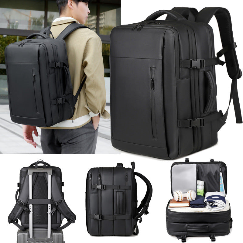 Vacuum Compression Travel Backpack with Password Lock
