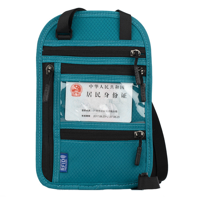 Neck-hanging Anti-theft RFID Passport Holder