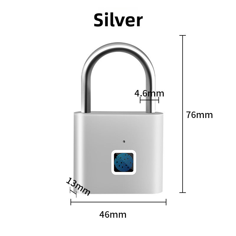 Stainless steel suitcase with fingerprint lock