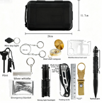 Multi-function Outdoor Survival Tool Kit Waterproof Emergency Set