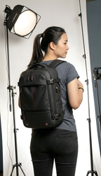 Waterproof vacuum compression backpack